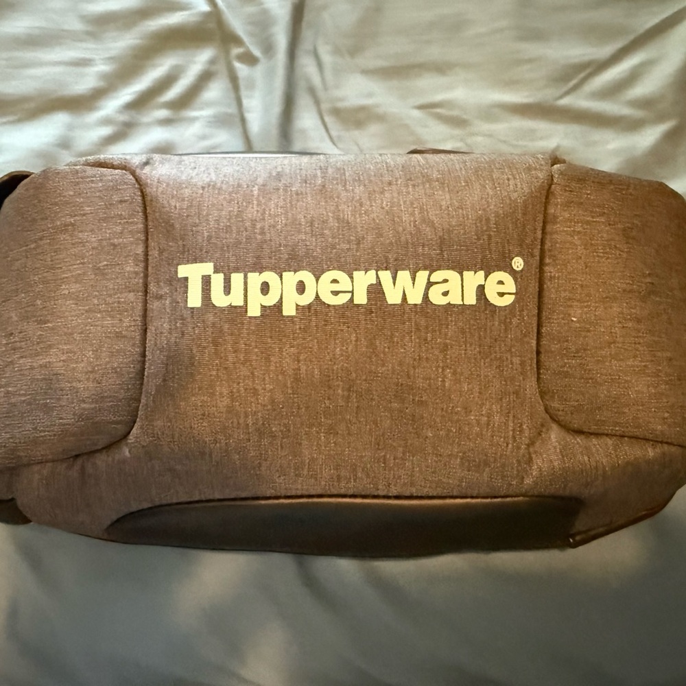 Tupperware across your body bag